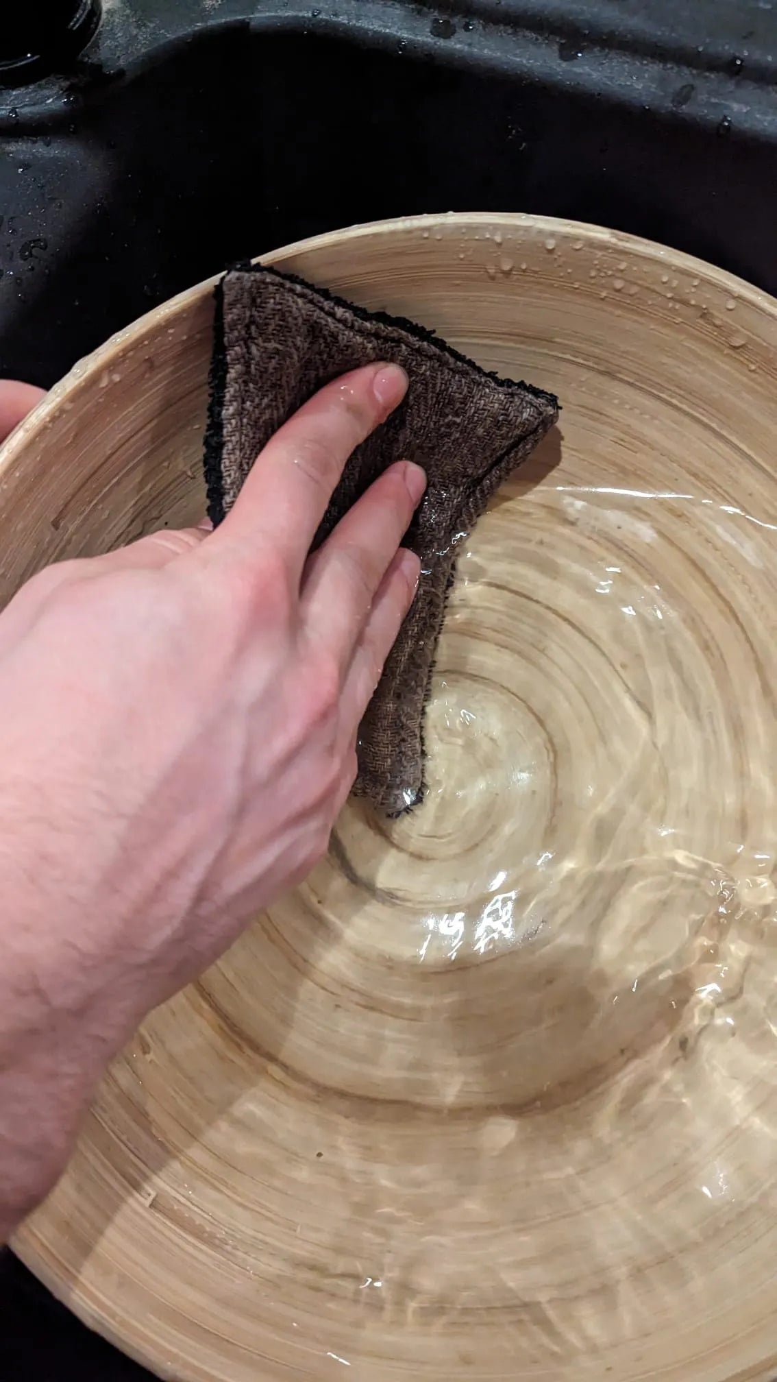 Brennnessel Spülschwamm handgemacht