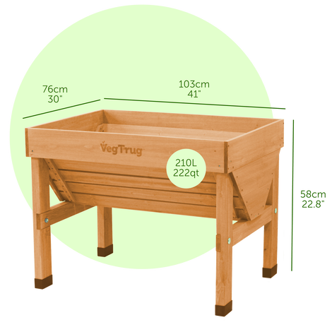 Hochbeet aus Holz - Klassik