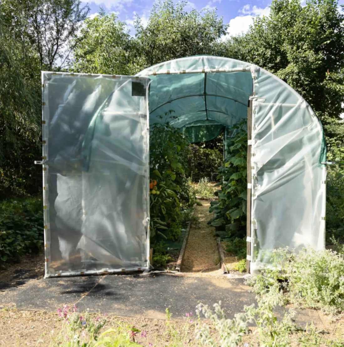 Kleiner Folientunnel 2,50x4 Meter oder 6 Meter