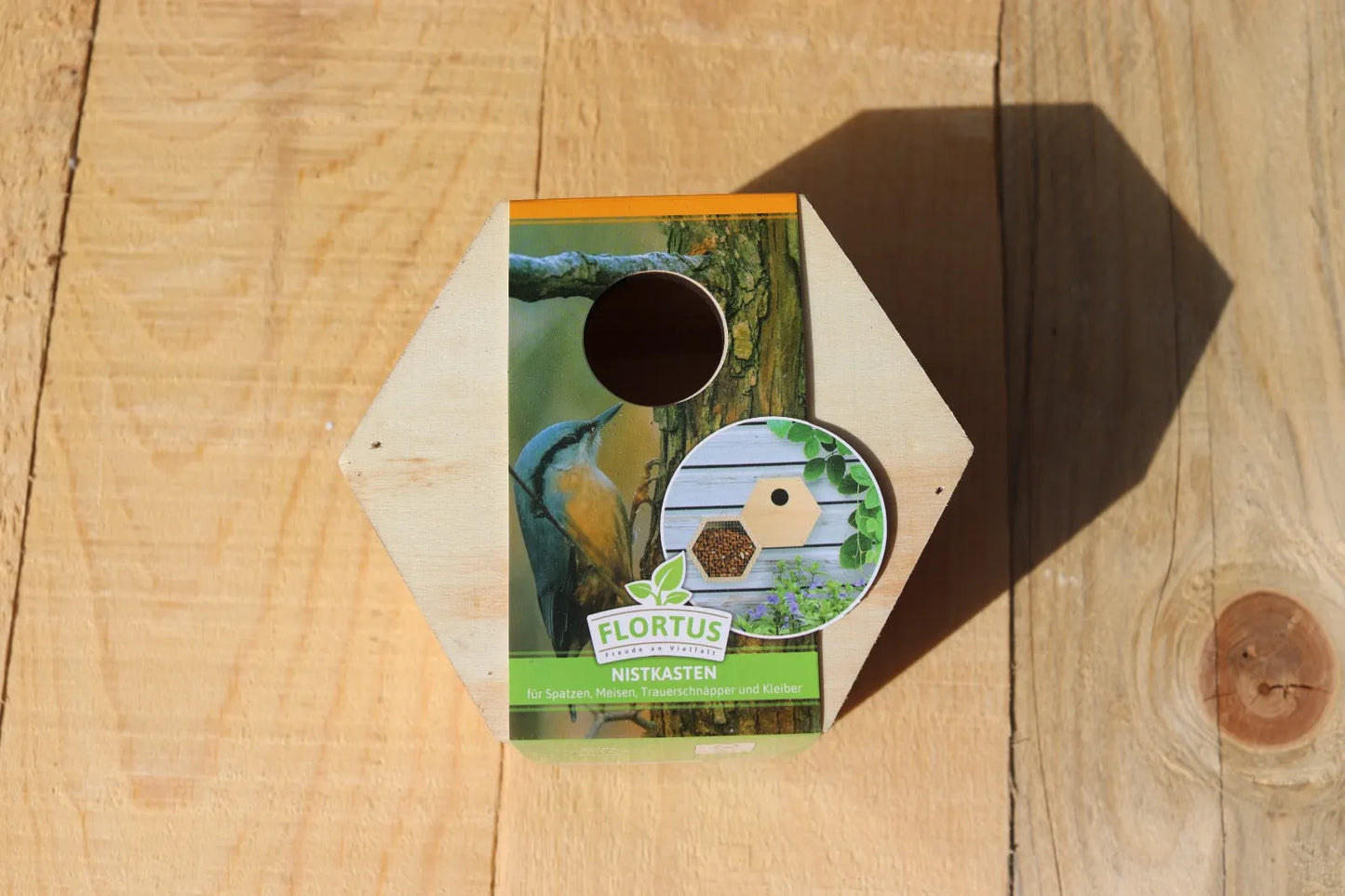 Nistkasten Spatz, Meise, Trauerschnäpper, Kleiber