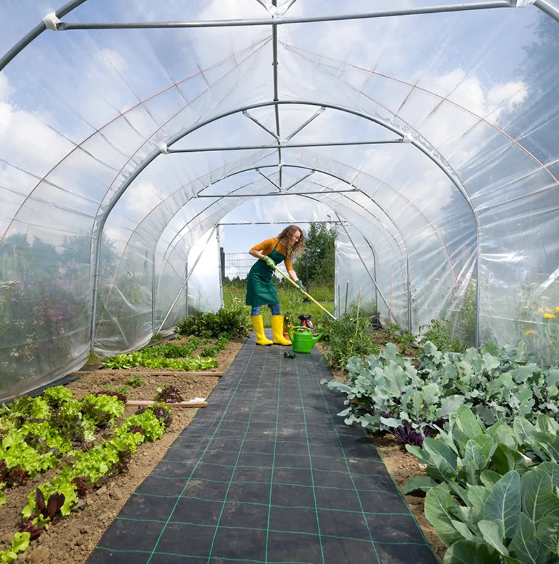 RÖMI® Folientunnel 3,50 M X 6,0 M oder 8,0 M