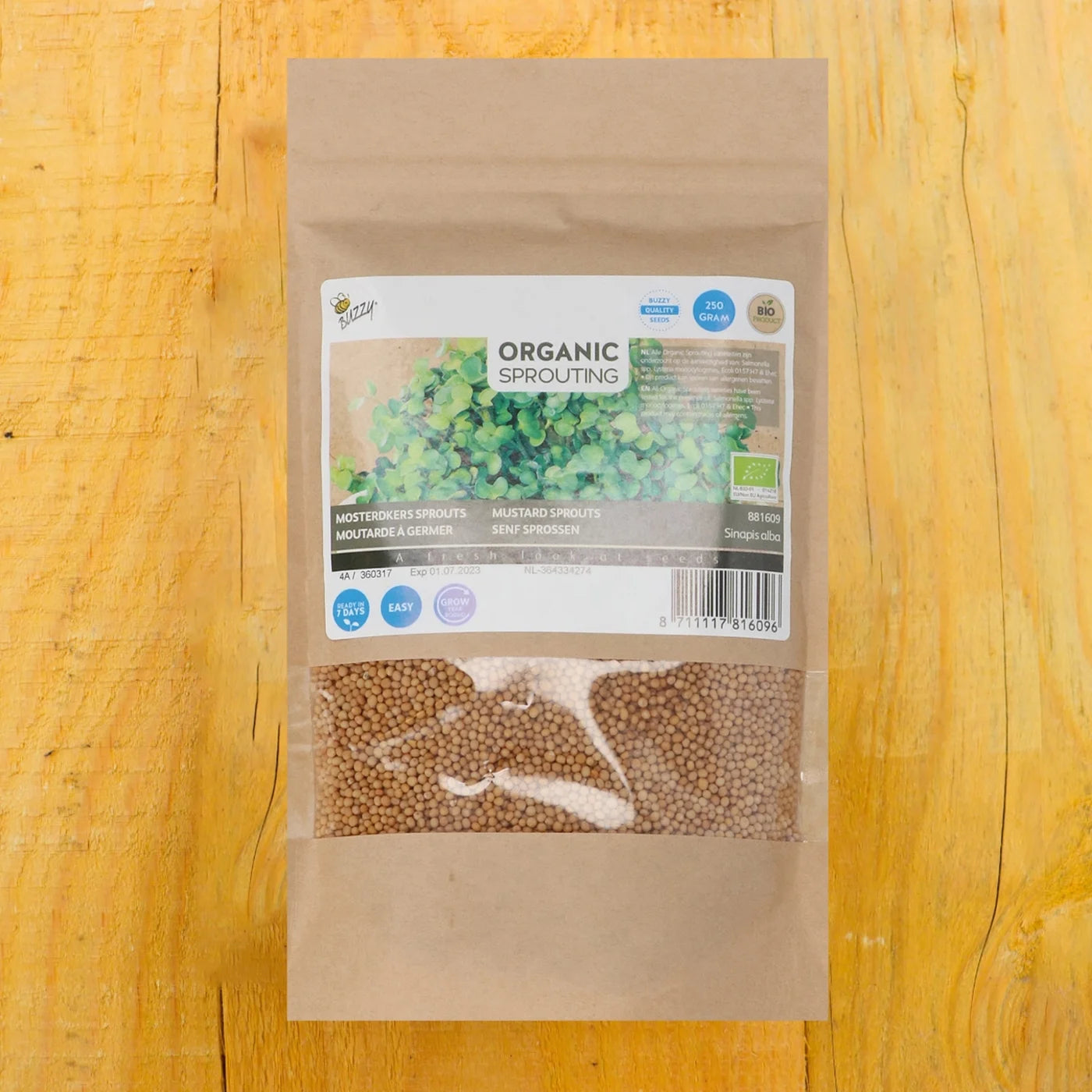 Bio Keimsprossen Senf 250g