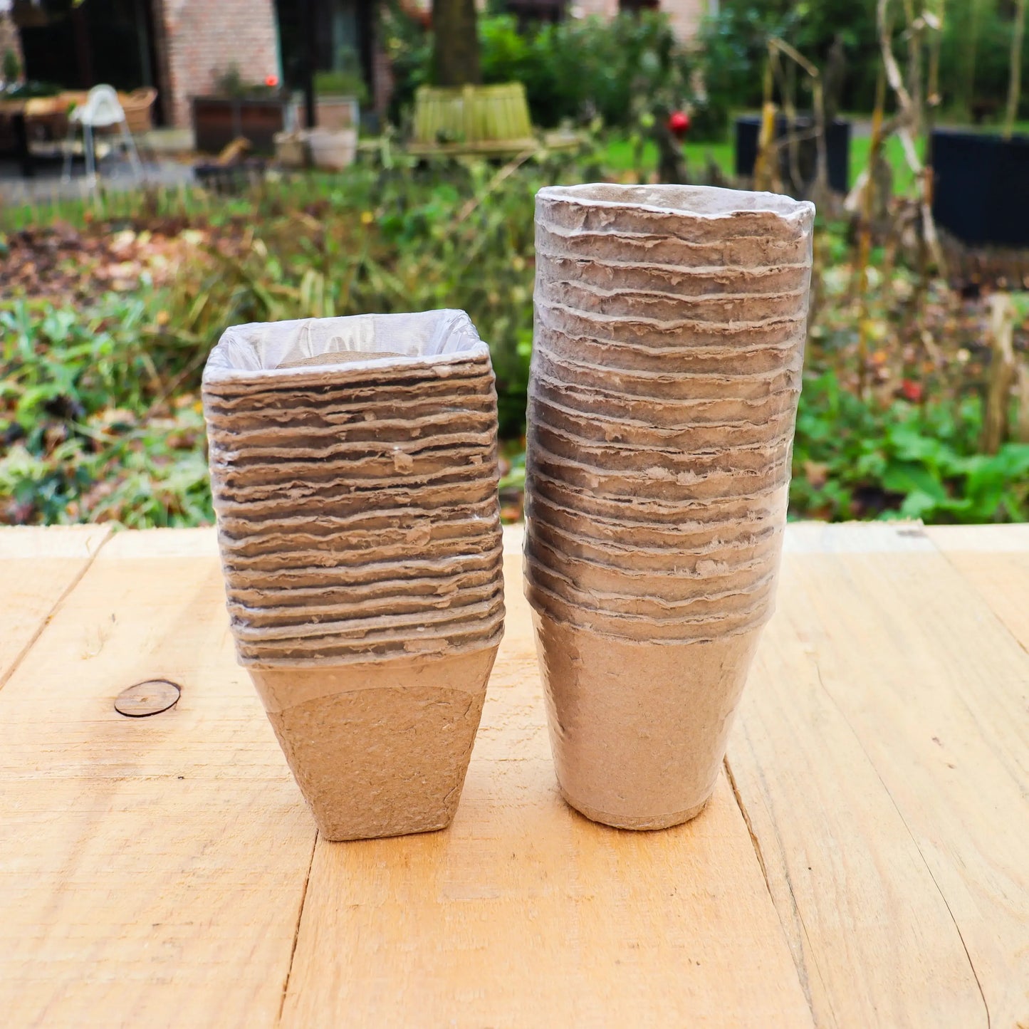 Anzuchttöpfe Set auf Holzfaser Basis