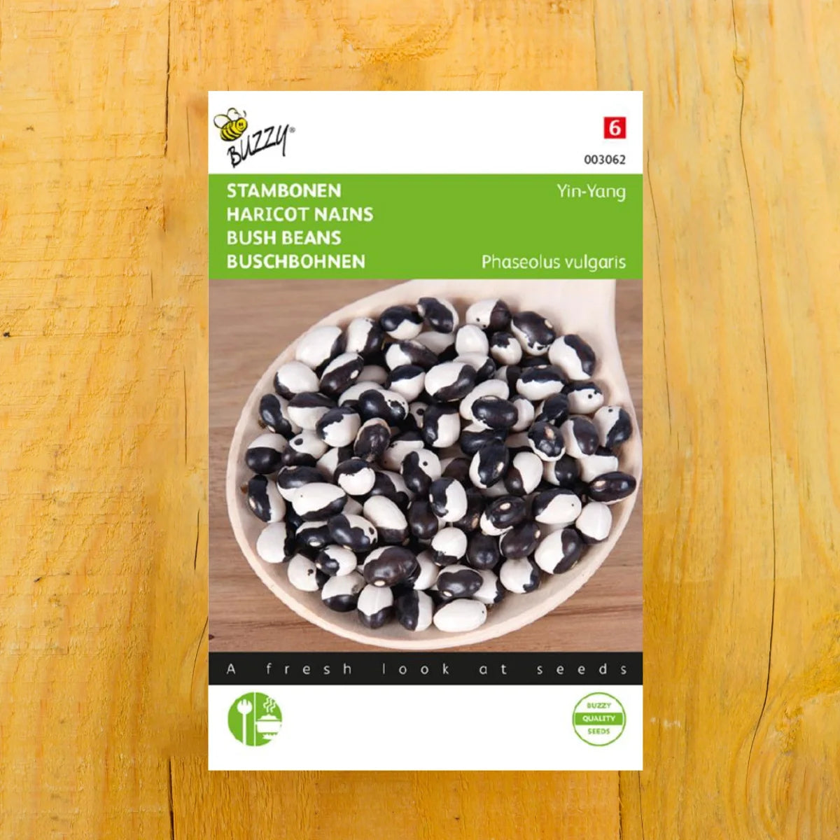 Buschbohnen Yin-Yang