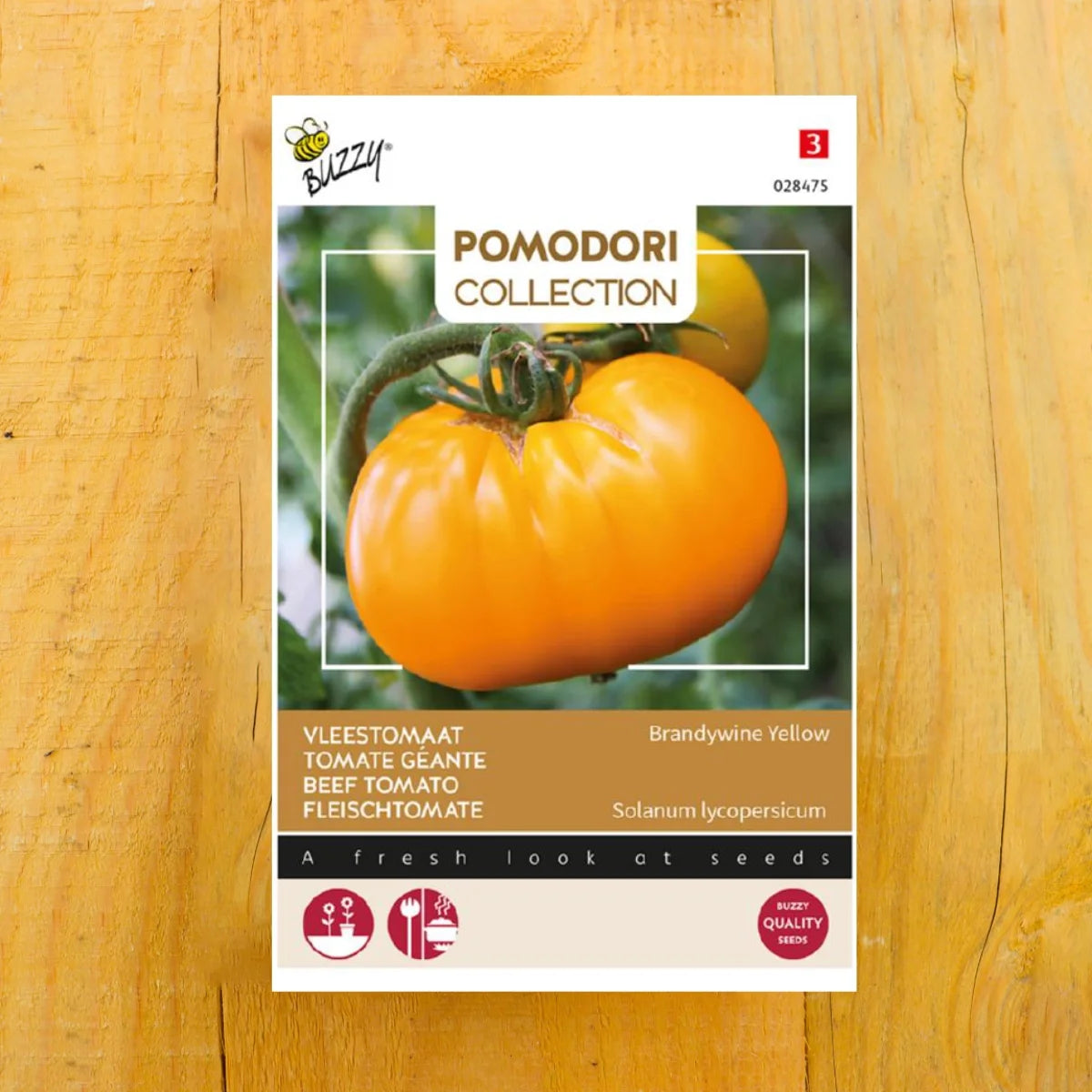 Fleischtomate Brandywine Yellow