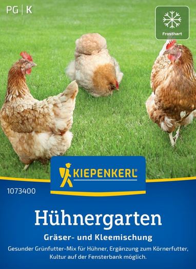 Hühnergarten Gräser- und Kleemischung