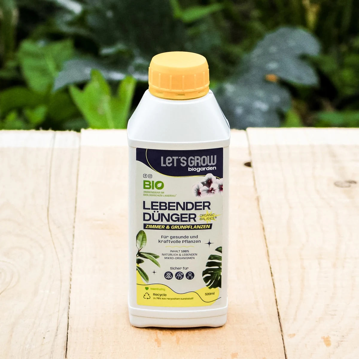 Lebender Dünger Organic-Balance für Zimmerpflanzen und Blüher