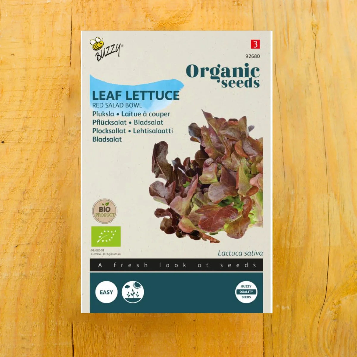 Pflücksalat - Red Salad Bowl