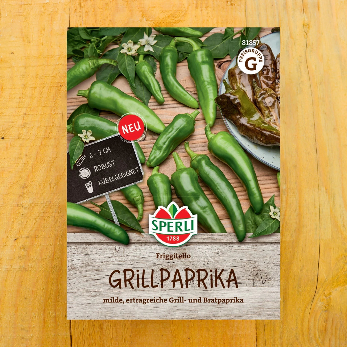 Grillpaprika Friggitello