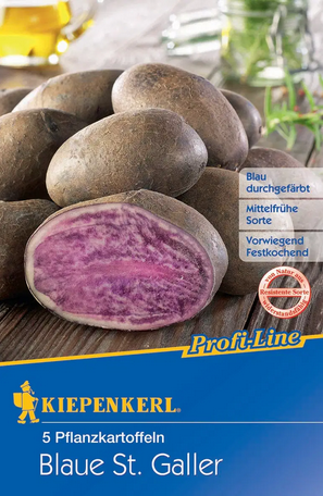 Pflanzkartoffel Blaue St. Galler, 5 Stück