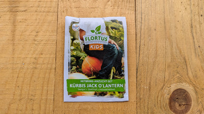 KIDS Mini Anzuchtset Kürbis Jack O'Lantern