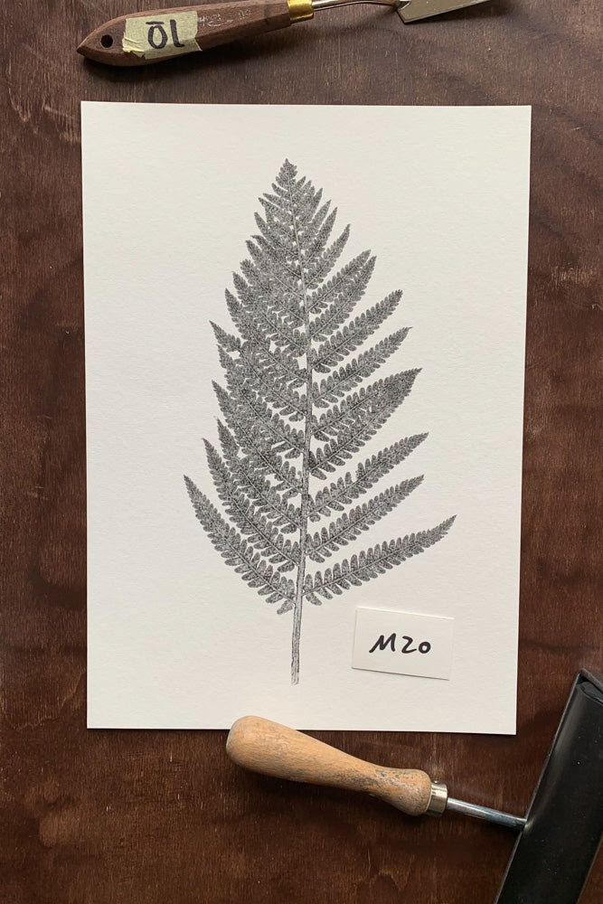 Kunstdrucke von echten Blättern M (21 x 30 cm)