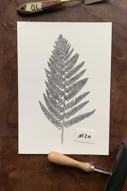 Kunstdrucke von echten Blättern M (21 x 30 cm)