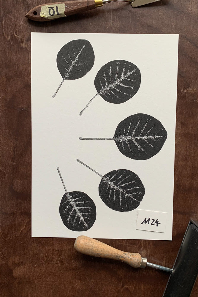 Kunstdrucke von echten Blättern M (21 x 30 cm)